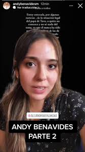 Comunicado de Andy Benavides sobre su familia y marido