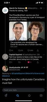 Ted cruz has been accused of abandoning his people during one of the worst storms to hit texas in the photos have been circulating on twitter that apparently show cruz on a flight to cancun. Ted Cruz Tries To Own Canada End Up Getting Owned By Scientists The Adventures Of Accordion Guy In The 21st Century