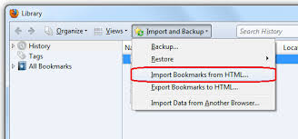 Import Bookmarks Into Firefox From An Html File Information Technology Services Bemidji State University