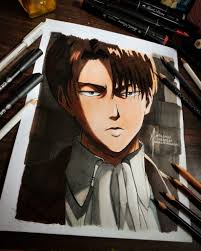 Pretty much new to inking. Not my first attempt by far also learning  alcohol markers