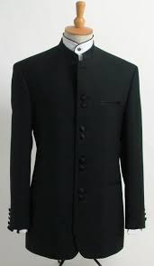Best Crafted Dark Color Black Mandarin Collar Soft Fabric Tu Indian Men Fashion Mens Fashion Suits Mens Outfits