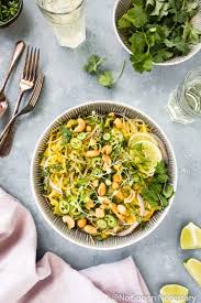 This authentic thai shrimp salad recipe is called kung chae nampla. Spicy Thai Spaghetti Squash Salad No Spoon Necessary