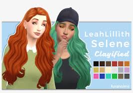 Hair, hairstyle, simcelebrity00, sims 4, the sims resource, tsr november 23, . Cc Furansims Hi Everyone Today I Present Sims 4 Clayified Hair Leahlillith Transparent Png 1280x868 Free Download On Nicepng