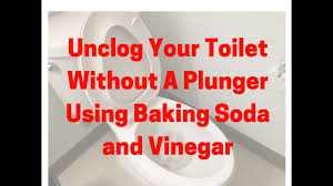 We'll start with the easiest of all our unclogging tips. Unclog Your Toilet Without A Plunger Using Baking Soda And Vinegar Youtube
