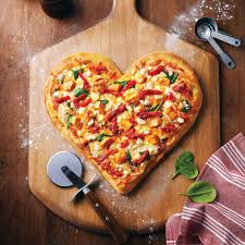 Pin By Zainab On Food Heart Shaped Pizza Food Valentines Food