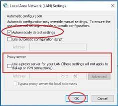 Windows Could Not Automatically Detect This Network's Proxy Settings |  Drivers.com
