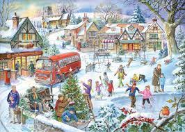 View all jigsaw puzzles 500 piece jigsaws 1000 piece jigsaws children's jigsaws. The House Of Puzzles 1000 Piece Jigsaw Puzzle Winter Green In Toys Games Jigsaws Puzzles Jigsaws Christmas Scenes Christmas Art Christmas Paintings