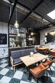 eiscafe cafe bistro industrial industrie style giovanni s eiscafe cafe bistro industrial industr bistro design bistro interior cafe seating