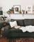 Book Shelf Behind Couch