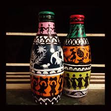 This listing is for 1 (one) hand painted tray table, either in a. Hand Painted Bottles For Home Decor 4 Steps With Pictures Instructables