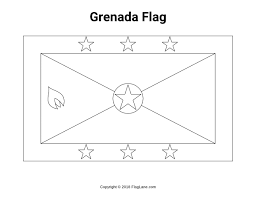 Free Printable Grenada Flag Coloring Page Download It At Https Flaglane Com Coloring Page Grenadian Flag Grenada Flag Flag Coloring Pages Coloring Pages