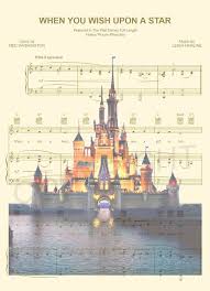 Impression Dart Disney World Partition De Musique Par Amourprints Avec Images Musique Disney Partition Disney Images Disney
