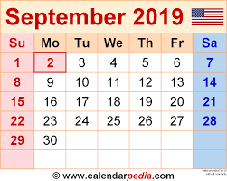 2019 September Calendar Free Printable Calendar Monthly Calendar Printable December Calendar
