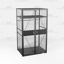 Open the cabinet doors and take a. Military Storage Cabinet Ta50 Gear Locker Uniforms Equipment Wire Mesh See Thru