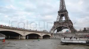 A snack is also included. Eiffel Tower And Bridge Over The Seine Stock Video Colourbox