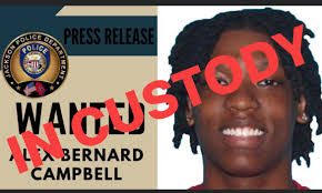 Alex Campbell has been located by the U.S. Marshals in Detroit, MI., for  the Jackson, TN, Walmart north shooting