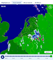 Weersverwachting feilloos geïntegreerd in chrome. Screenshot Buienradar Twente Insite