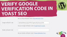 How to Verify Google Verification Code in Webmaster Tools Using ...