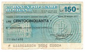 Banco bpm spa (formerly banca popolare di milano spa) swift code details. 150 Lire Banca Popolare Di Milano Italy Numista