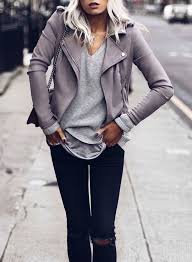 Black Blazer Outfits Women S New Light Grey Faux Suede Motorcycle Women Jacket Spring Summer Gray Moto Biker Coats Jack Gray Leather Jacket Outfit Jacket Outfit Women Jackets For Women