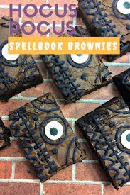 Hocus Pocus Spellbook Brownies Recipe Fun Halloween Food Halloween Dishes Halloween Snacks