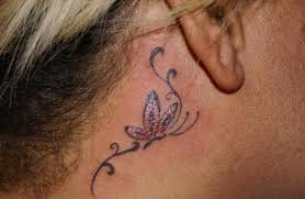 Types of behind the ear tattoos. Butterfly Tattoo Behind Ear Tattoo Gallery Collection