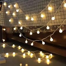 20 Led String Fairy Lights Plastic Globe Festoon Led Lights Decoration Wedding Christmas Party Garlands Battery Nightlight 2 5m Lighting Strings Aliexpress