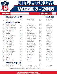 Each week you'll pick which nfl teams will win their games. Week 3 Admin Nfl Pick Em