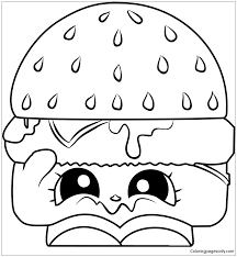 Lippy lips is a pink tube of pink lipstick. Cheezey B Shopkins Coloring Pages Toys And Dolls Coloring Pages Coloring Pages For Kids And Adults