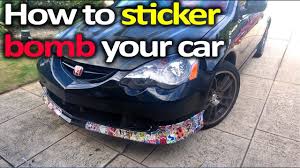 Tell a car salesman these 10 things to get the best deal in 2021. How To Sticker Bomb Your Car Youtube