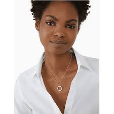 Initial necklace large kate necklace