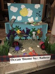 Biome In A Box Ocean Biome Diorama Biomes School Projects Diorama