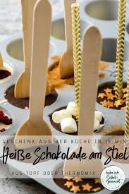 Heisse Schokolade Am Stiel Habe Ich Selbstgemacht Heisse Schokolade Selbstgemachte Geschenke Essen Schokolade Geschenk