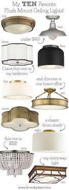 A ceiling light can add up the overall ambiance of your bedroom. Flush Mount Lighting My 10 Favorites Driven By Decor Bedroom Light Fixtures Laundry Room Lighting Flush Mount Ceiling Lights