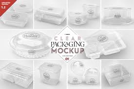 Download 01 Clear Container Packaging Mockups Creative Daddy
