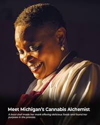 Chef Enid Parham may be known to many for pioneering professional cannabis  cooking in Michigan, as well as for speaking out about cannabis criminal  justice reform and sustainable farming. But before realizing