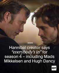 Hannibal's creator has confirmed that the cast is ready to return for  season four, but says “complicated” factors are preventing it from moving  forward.⁠ ⁠ Airing from 2013 to 2015, the psychological