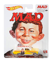 HOT WHEELS POP CULTURE MAD YELLOW '64 CHEVY NOVA PANEL 1/5 : Amazon.sg: Toys