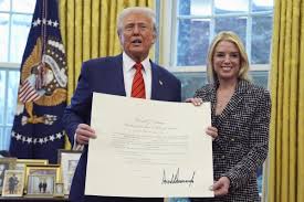 Pam Bondi orders review of Trump cases as she takes over the Justice Dept.  | AP News