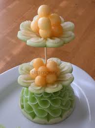 S Curve Fruit Server Food Carving Food Sculpture Food Garnishes