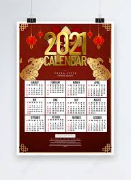 These free 2021 calendars are.pdf files that download and print on almost any . Chinese New Year 2021 Year Of The Ox Calendar Template Image Picture Free Download 465557038 Lovepik Com