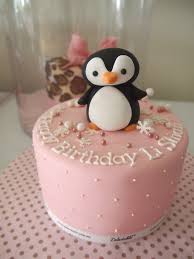 Birthday cakes can sometimes look tricky to make at home but we've got lots of easy birthday cake recipes and ideas for amateur bakers to make. The Journal Of A Girl Who Loves To Cook Merry Christmas Everyone Penguin Cakes Birthday Cake Kids First Birthday Cakes