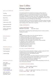 For applicants for this kind of job, the teaching curriculum vitae will screen out the candidates that be worthy of to have the vacant. Primary Teacher Cv Sample School Teaching Classroom Children Lessons Pupils