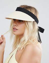 16 Straw Hats To Wear At The Beach And In The City Straw Visor Visors Fashion Women Hats Fashion