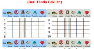 Contoh Format Buku Kegiatan Ramadhan Siswa 2020 Info Pendidikan Terbaru