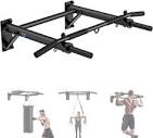 Amazon.com : Wall Mounted Pull Up Bar, Thicken Steel Max Load 300 ...