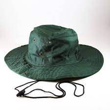 Forest Green Light Weight Bucket Hat With Buttons And Etsy Forest Green Light Green Hats