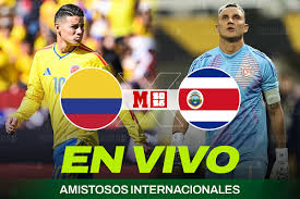 Colombia vs Costa Rica EN VIVO HOY. Partido amistoso de James Rodríguez vs Keylor Navas: 2-1 Error en defensa colombiana