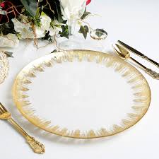 We did not find results for: 8 Pack 13 Glass Charger Plates Gold Rim Charger Efavormart