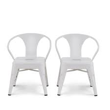 Mainstays Graham Kids Metal Industrial Chair Set Of 2 Multiple Colors Walmart Com Industrial Chair Chair Set Metal Farmhouse Chairs